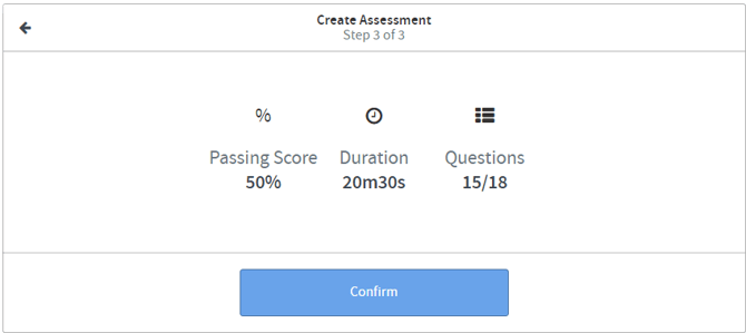 Pedagoo create new assessment