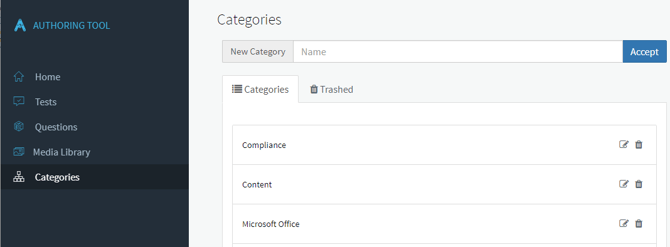 Pedagoo how to create a category