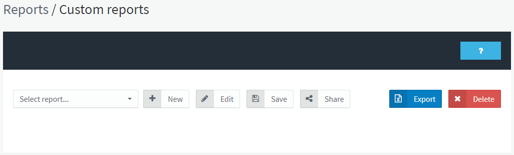 How to create a Custom reports