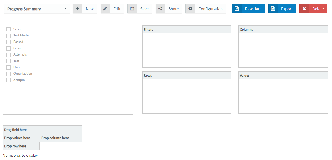 pedagoo customize your report